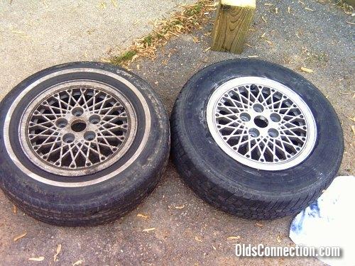 The diffrence in my rims with a little TLC