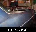 Trunk corner pried up