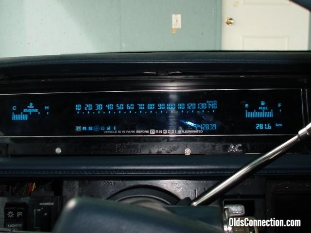 Blue Digital Dash
