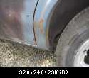 The rust spot drivers side
