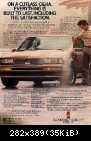 1988 olds cutlass cirea ad