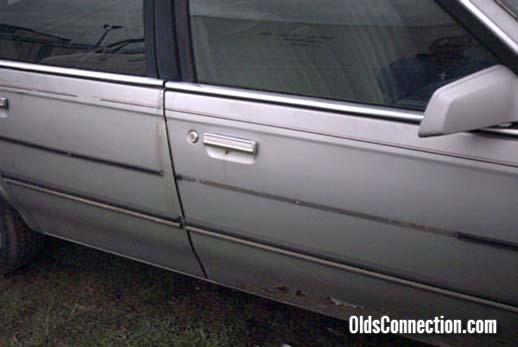 my car with moldings