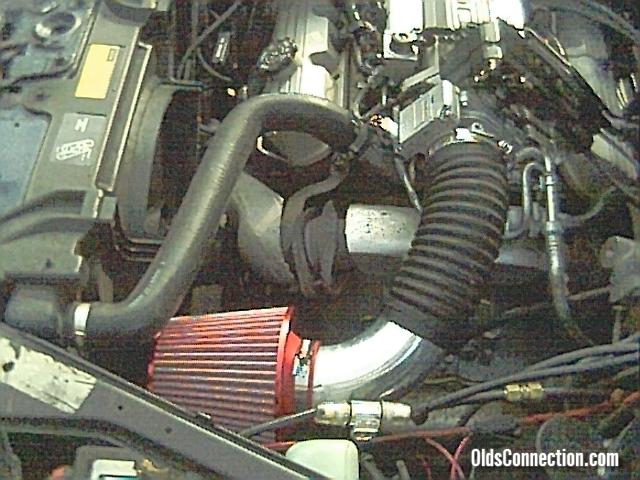 Custom intake closeup