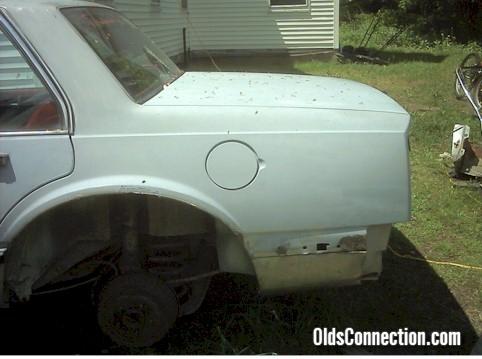 My first fabbed rear quarter!