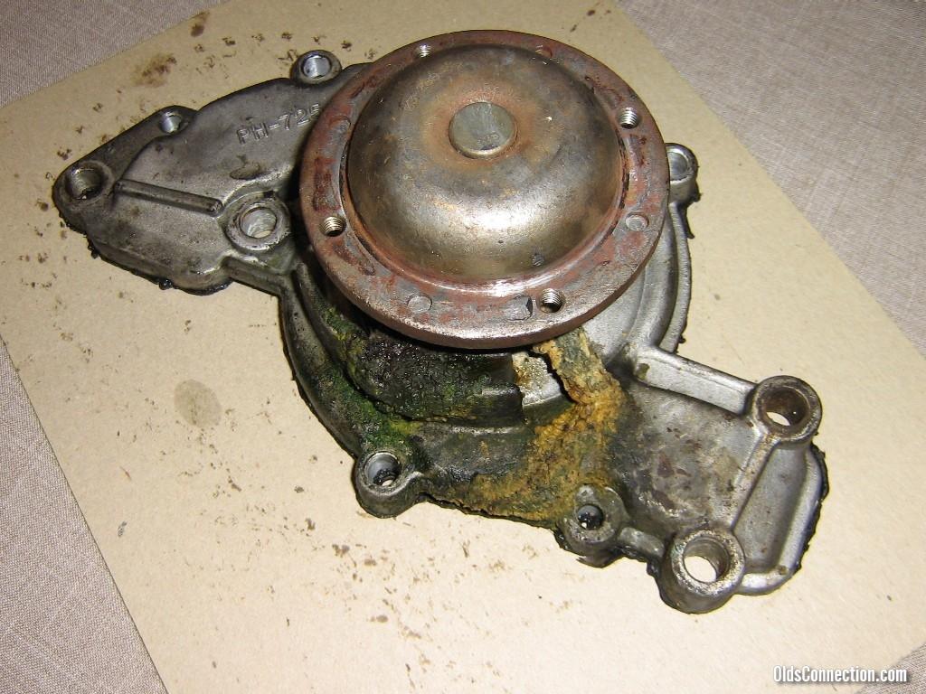 Old Water Pump = Toast